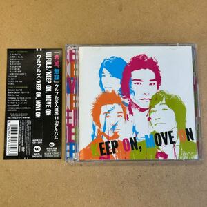 送料無料☆ウルフルズ『KEEP ON, MOVE ON』初回限定盤CD＋DVD☆帯付☆美品☆アルバム☆トータス松本☆333