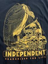 【新品】Independent Indy Guaranteed For Life Black T-Shirt(M)_画像2