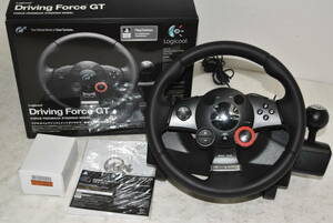 24Ldd 【中古品】 Logicool Driving force GT FORCE FEEDBACK STEERING WHEEL ロジクール ドライビングフォースGT PS3 PlayStation3