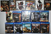 21S 【中古品】 海外版ソフト 16本セット Nintendo Switch PS3 PS4 PC MINECRAFT ARK HUNT DEAD BY DAYLIGHT IRON MAN2 Fallout PROTOTYPE_画像1