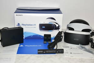 24M 【中古品】 SONY PSVR CUH-ZVR2 PS4 プレイステーションVR PlayStationVR ソニー VRヘッドセット PlayStationCamera ADAPTOR