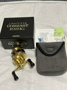 シマノ カルカッタコンクエスト 101HG レフト ベイトリール バス シーバス ロックフィッシュ SHIMANO CALCUTTA CONQUEST LEFT 左巻き