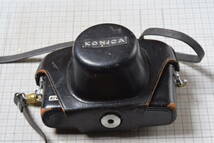 ＃01　古い革製カメラケース　Konica　EL　内側に文字_画像2