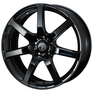 ホイール4本セット LEONIS NAVIA 07 PBK 17インチ 6.5J+53 5H-114.3