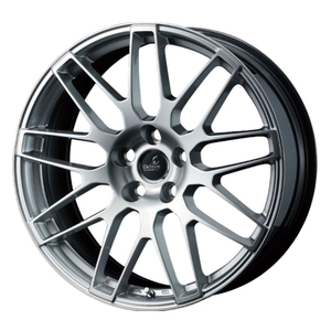 ホイール4本セット DELMORE LC.S ハイパーシルバー 19インチ 7J+35 5H-120 トヨタ純正ナット専用M14平座