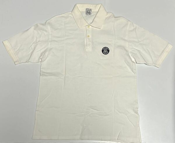 シナコバ　メンズ　ロゴ　半袖　刺繍　ワッペン　ポロシャツ　Ｌサイズ　ゴルフ