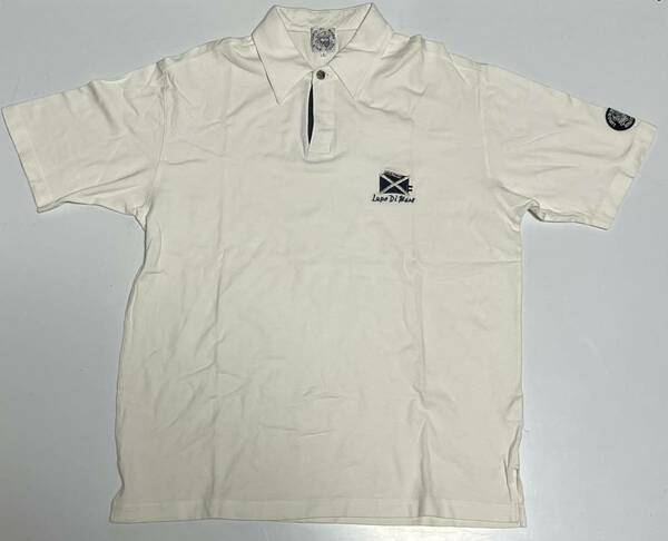 SINA COVA シナコバ　メンズ　ロゴ　半袖　刺繍　ワッペン　ポロシャツ　Ｌサイズ　ゴルフ