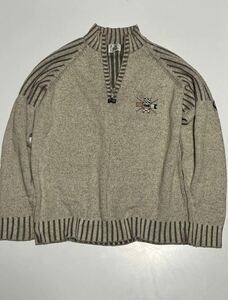  used SINA COVAsinakoba Logo embroidery knitted sweater L