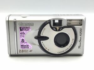 2463 【動作品】 Canon キヤノン PowerShot A200 コンパクトデジタルカメラ 電池式