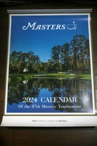 ◆ゴルフマスターズ◆ 2024年壁掛けカレンダー タイガーウッズ