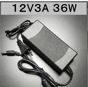 ノイズフィルター付きACアダプター 12V3A プラグ5.5×2.5/2.1mm （12V 2.5A、2A) AC/DC AC スイッチング 電源 アダプター、