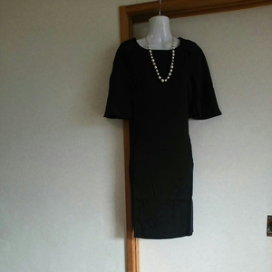 * new goods * bargain maternity nursing attaching formal One-piece black M size wedding * party other 