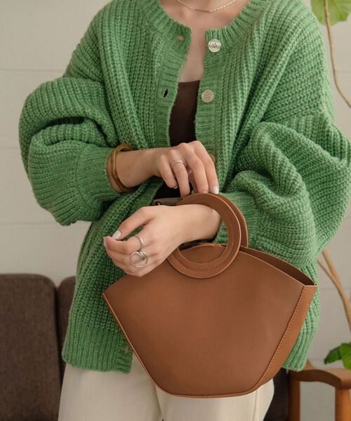新品未使用 Bab CIRCLE HANDLE BUCKET BAG ハンドバッグ バッグ ショルダーバッグ