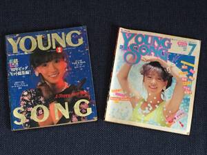 明星.付録1983年2月号 1984年7月号 2冊 YOUNG SONGヤンソン 表紙 中森明菜 保存版82年ビックヒット総集編 河合奈保子 小泉今日子 松田聖子