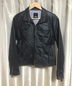  ultra sib*[TORNADO MART femme] real leather jacket original leather 40 Tornado Mart fam