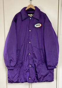  beautiful goods *[DIESEL] W-KODYN OVERSIZED PADDED COATpa dead coat long jacket XL purple cotton inside diesel 