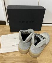 美品☆[FEAR OF GOD] SKATE MID SNEAKER スケートミッド レザースニーカー 46 イタリア製フィアオブゴッド_画像2