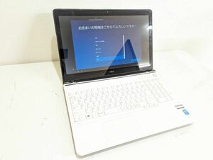 【美品】LaVie S LS550/SSW PC-LS550SSW [エクストラホワイト]