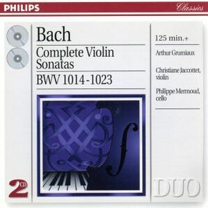 【輸入盤】Ｂａｃｈ　Ｃｏｍｐｌｅｔｅ　Ｖｉｏｌｉｎ　Ｓｏｎａｔａｓ　ＢＭＶ１０１４－１０２３／アルテュール・グリュミオー