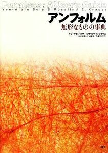 アンフォルム 無形なものの事典 芸術論叢書／イヴ＝アランボワ，ロザリンド・Ｅ．クラウス【著】，加治屋健司，近藤學，高桑和巳【訳】