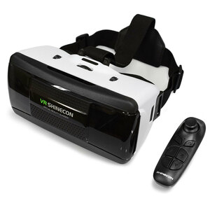 3D VRゴーグル VRコントローラー付き ホワイト