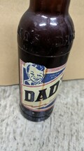 レア ビンテージ DAD’S 瓶 ビン ボトル アメリカ雑貨 Rootbeer USA Dad's エンボス _画像4