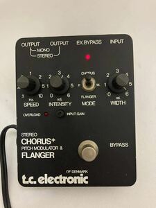 t.c.electronic STEREO CHORUS+ PITCH MODULATOR & FLANGER エフェクター SCF