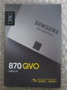 ◎新品 SAMSUNG SSD 870 QVO 2TB SATA 2.5インチ MZ-77Q2T0B
