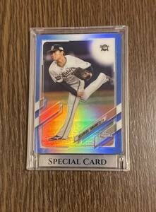 TOPPS Chrome NPB 2021 山本由伸 Blue Refractor 150枚限定 オリックス・バファローズ