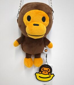 A BATHING APE NBABY MILO MOBILE BAG ショルダーポーチ 未使用◆3115/登呂店