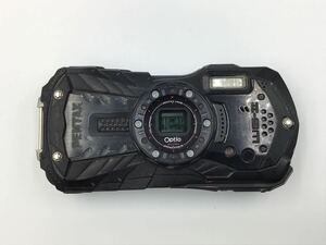 3909 【動作品】 PENTAX ペンタックス Optio WG-2 コンパクトデジタルカメラ バッテリー付属