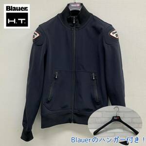 Y■ Blauer H.T. ブラウワー H.T. ライダースジャケット メンズ ブラック 黒 Lサイズ ハンガー付き バイク用 ジャケット FGF INDUSTRY 