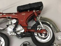 SU■ジャンク■ HONDA ホンダ バイク プラモデル Dax70 EXPORT ダックス70 エクスポート 赤 レッド プラモ コレクション 現状渡し 中古品_画像5