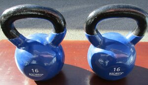 ☆リオレス RIORES KETTLE BELL ケトルベル 16kg×2 鉄アレイ◆筋トレや競技用に4,991円