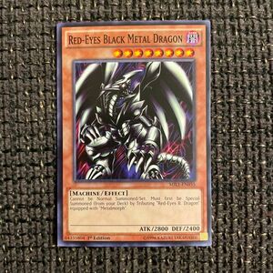 RED-EYES BLACK METAL DRAGON 英語版　遊戯王カード　ノーマル　レッドアイズブラックメタルドラゴン