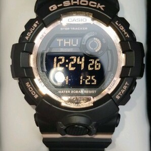 CASIO G-SHOCK GMD-B800-1JF ブラック×ゴールド デジタル 腕時計 ミッドサイズ 歩数計機能 消費カロリー スマホリンク Bluetooth対応 美品の画像3