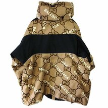 美品 グッチ×バレンシアガ コラボ ハッカー プロジェクト ジャンボGG ジャケット 676426 ZAH7K GUCCI x Balenciaga サイズ36 【329119】_画像2