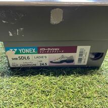 NY012 YONEX ヨネックス SHW-SDL6 24.5cm レディース パワークッション ウォーキングシューズ サンダル スポーツ 未使用 展示品 靴_画像6