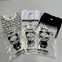 HP126-A37 HIPANDA ハイパンダ ラブプリント 半袖 Tシャツ Mサイズ 3点まとめ 未使用 展示品 ウェア_画像1