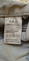 A.P.C. NEW STANDARD ライトグレー 30インチ ジーンズ パンツ Gパン ジーパン APC A.P.C アーペーセー 29 30 31 レッドカード RED CARD _画像4