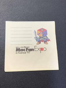 MacFan EXPO in Kansai'97(.. tv . department 40 anniversary commemoration ) floppy label 