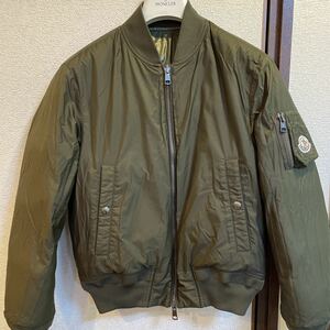 美品 MONCLER モンクレール GRANVILLE カーキ サイズ0 XS 国内正規品 リバーシブル MA-1 ボンバージャケット フライトジャケット 