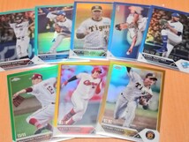 TOPPS 2023 CHROME NPB 湯浅京己 阪神タイガース BASE GOLD 50/50 ラストナンバー 他シリアル等 22枚セット_画像1