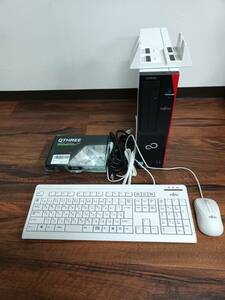 ★中古品状態良〇★富士通　ESPRIMO D588/TX　メモリ12GB　M.2 SSD256GB　RADEON R5　230