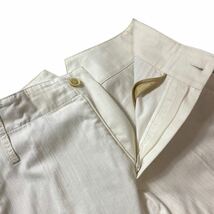 1スタ　美品 BRUNELLO CUCINELLI ブルネロクチネリ センタープレス コットン ハイウエスト パンツ レディース 34_画像5