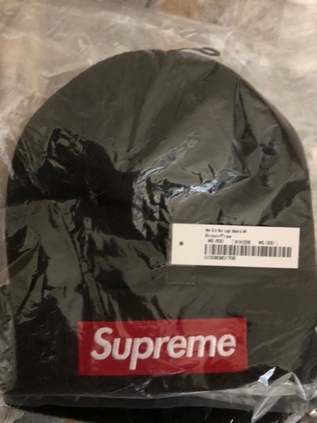 新品未開封 Supreme New Era Box Logo Beanie Brown 22FW 茶色 ボックス ロゴ ビーニー ニット帽子