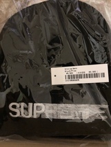 新品未開封 Supreme MOTION LOGO Beanie BLACK 23SS 黒 ビーニー ニット帽子_画像1