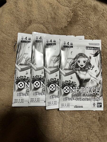 ワンピースカード スタンダードバトルパック4つセット