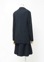 TG9647〇トリコ コムデギャルソン/tricot COMME des GARCONS*AD1995*セットアップ*ナイロン*ジャケット*膝丈*フレアスカート*0*ネイビー_画像2