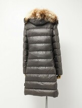 GP1888◆モンクレール*MONCLER*ダウンコート*NANTESFUR GIUBBOTTO*54062*フード付き*取り外し可ラクーンファートリミング付き1*グレー_画像2